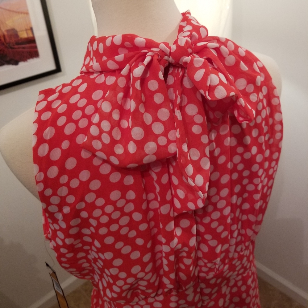 I LE Red polkadot dress - Picture 2 of 8